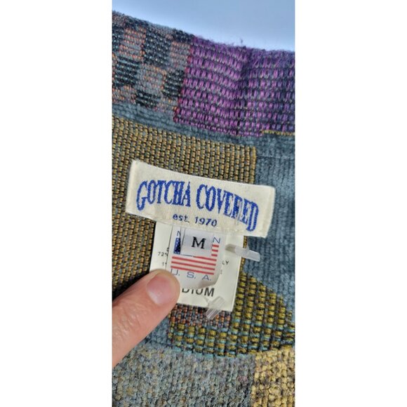 Gotcha Covered Vintage Denim Jacket Womens Medium- Floral design - Picture 8 of 13